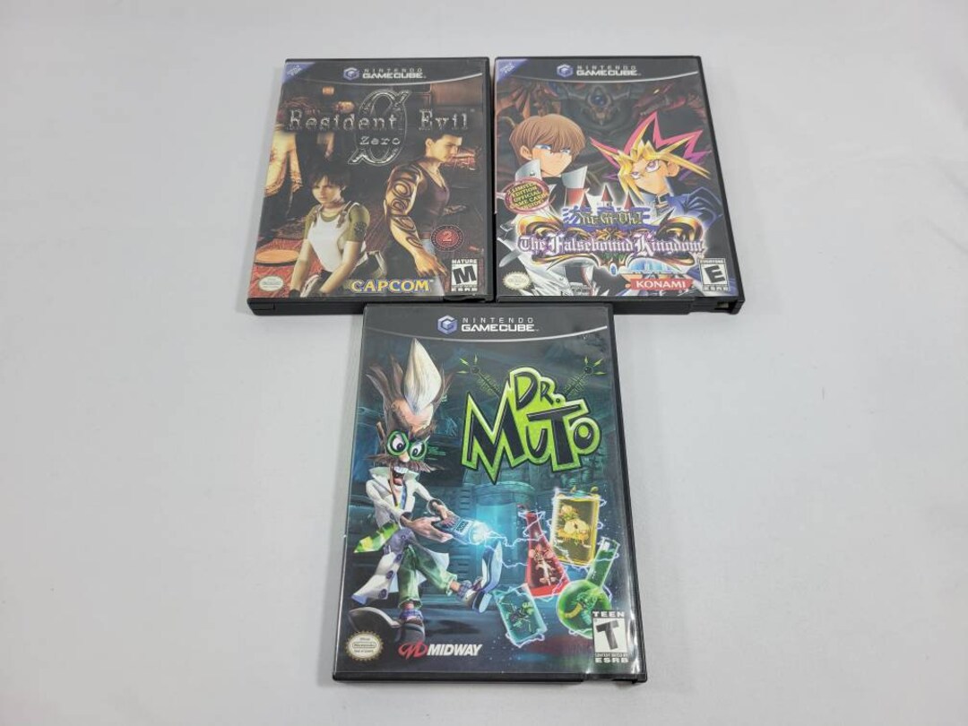Nintendo Gamecube Video Game CASE & MANUAL Lot x3 Etsy