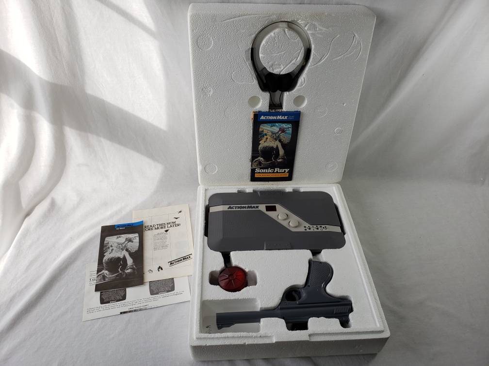 Action Max VHS Video Game Kit Console Bundle Complete In Original Box