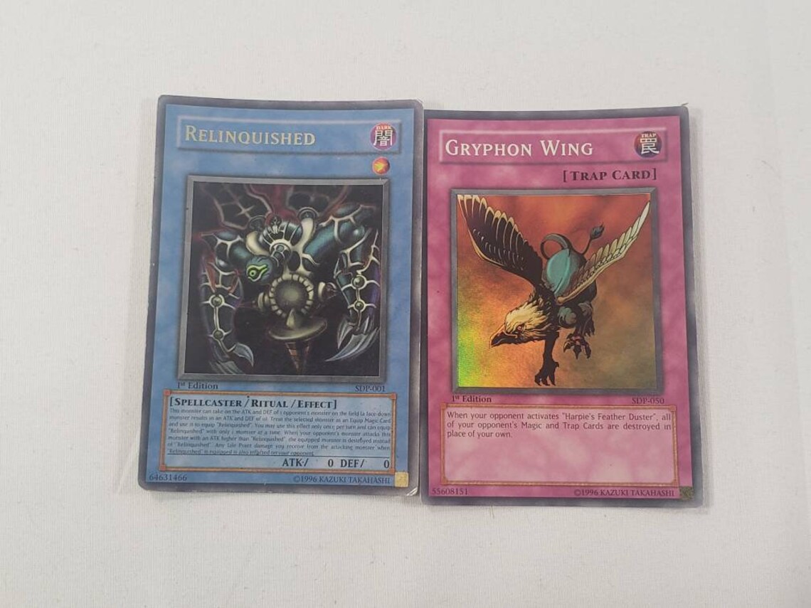YuGiOh Yugioh KartenLot x2 SDP 1. Auflage aufgegeben Etsy