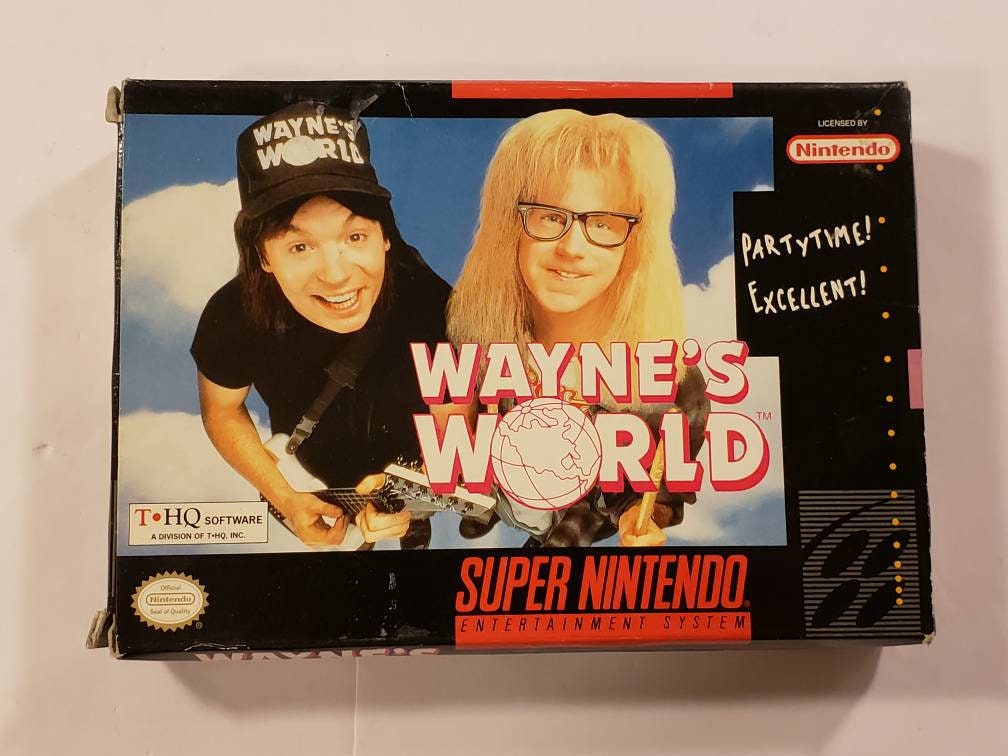Wayne's world snes sales