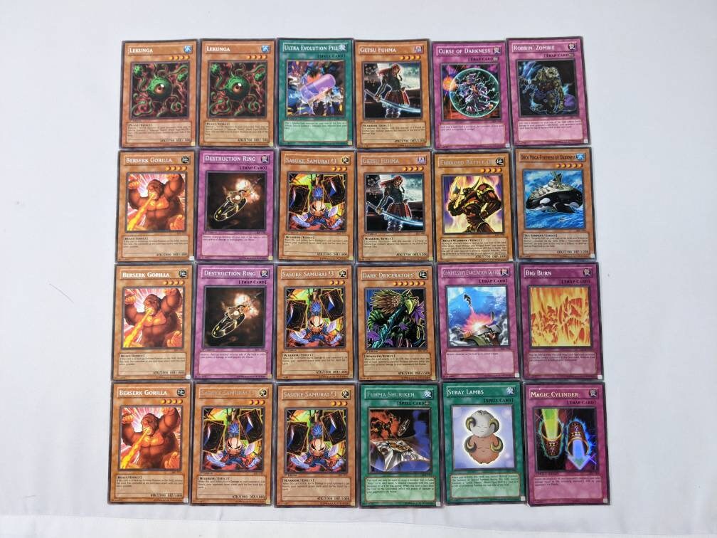 Yu-gi-oh (yugioh) Card Lot (x24) - Vintage Invasion of Chaos