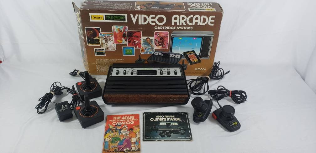 Sears Telegames atari 2600 Console COMPLETE in Box - Etsy Canada