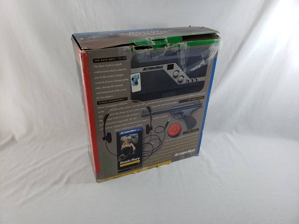 Action Max VHS Video Game Kit Console Bundle Complete In Original Box