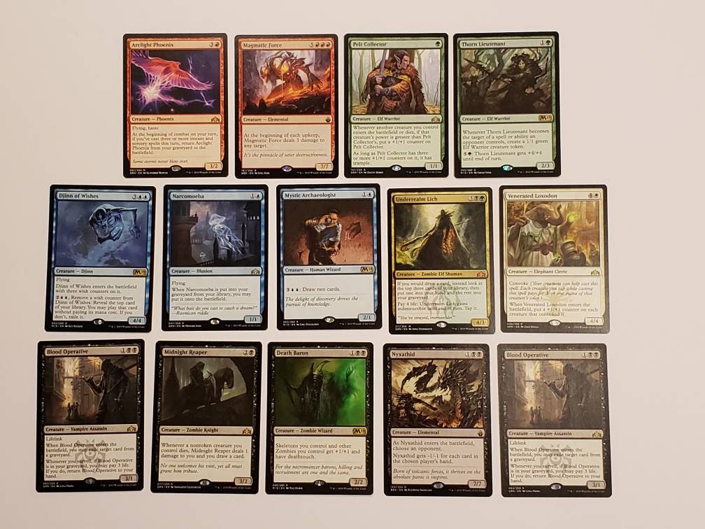 Magic The Gathering Trading Card Bundle 14 Arclight Phoenix Pelt Collector More Mtg