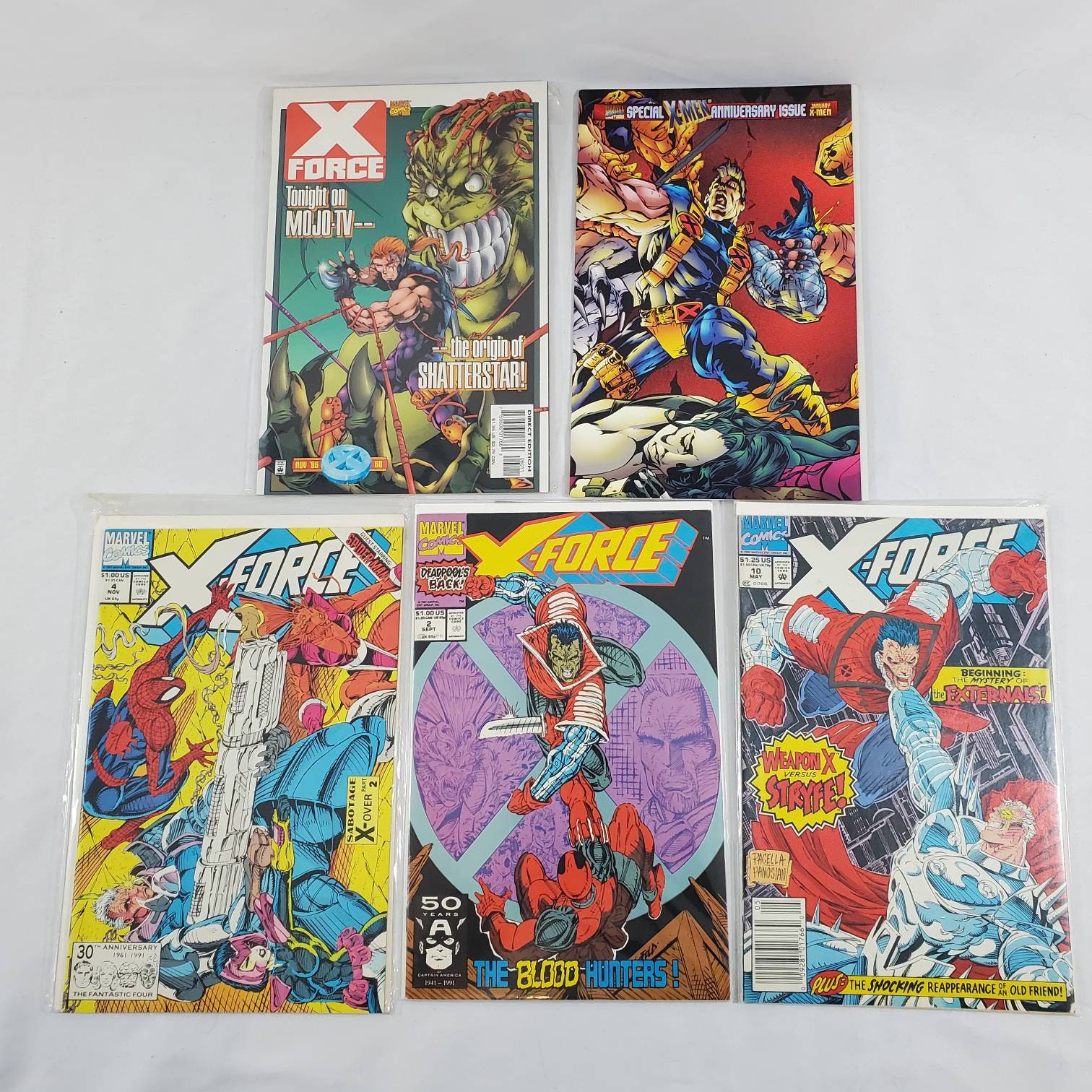 Superhero 16 Comic Book Pages, X-Force, Upcycle, Scrapbooking or Art  Project Supplies