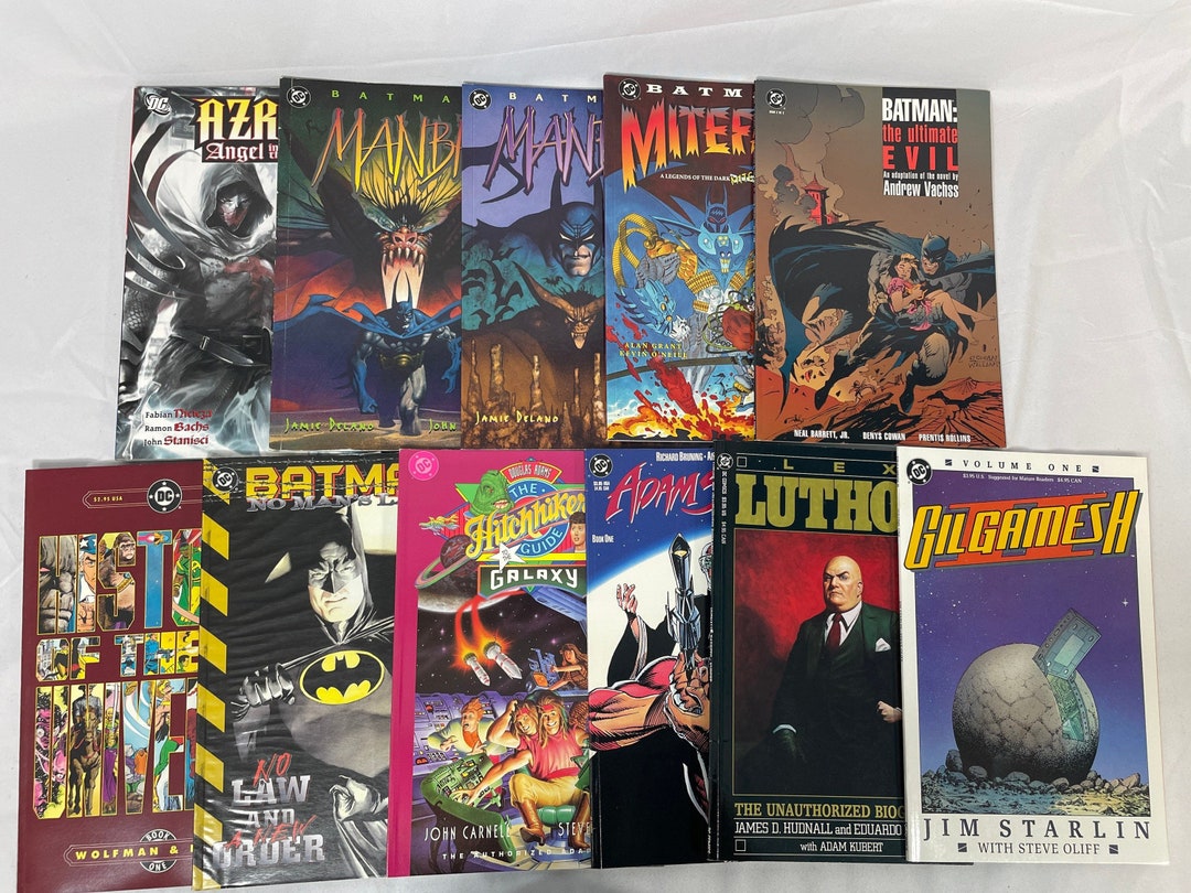 Novel　DC　TPB　Lot　Azrael　Etsy　Comics　Batman　x11　Graphic　日本