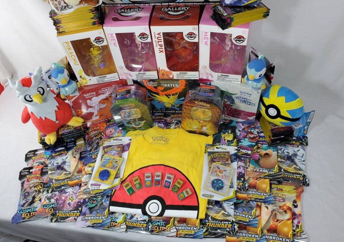 Pokemon Mystery Box Exclusive High Quality Boxes Limited Etsy
