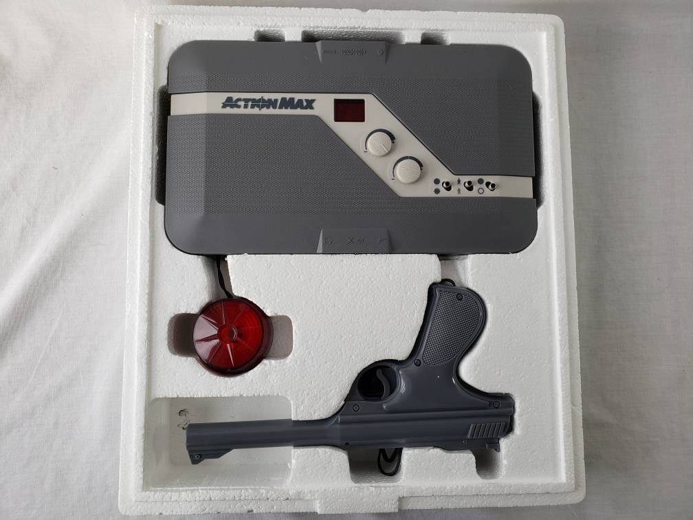 Action Max VHS Video Game Kit Console Bundle Complete In Original Box