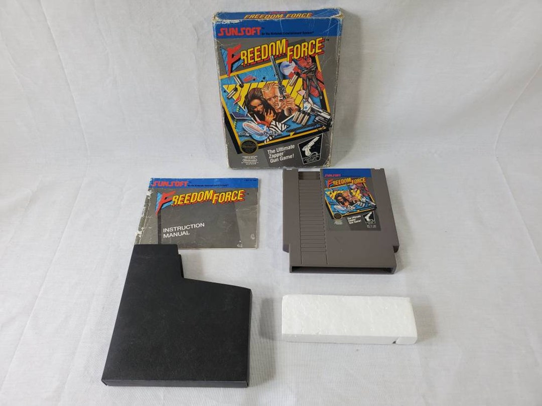Freedom Force Nintendo Game Complete Game Manual & Etsy