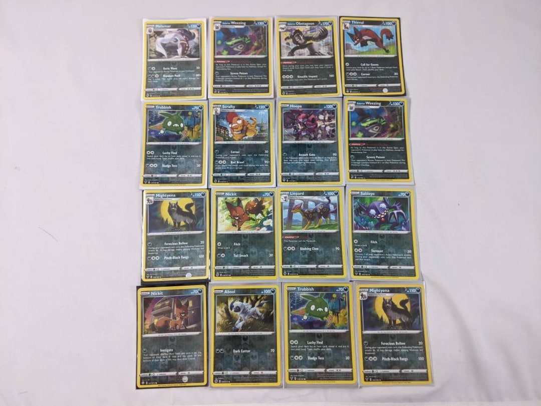 Lote de 9 Cartas de Pokémon Reverse Foil - Slightly Played em inglês