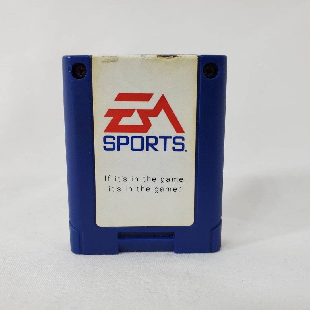 Nintendo 64 EA Sports Memory Card N64 8706 N64 EA Sports Blue Memory Card Etsy