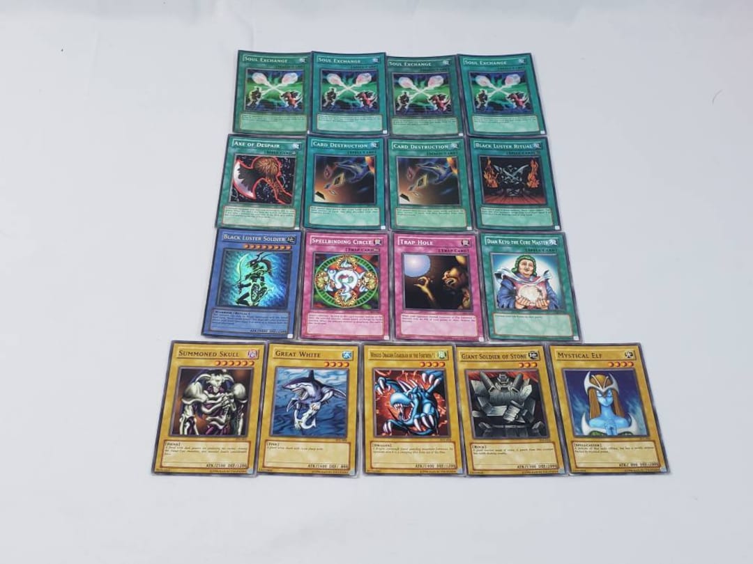 Yugioh yugioh Card Lot x17 Starter Deck SDY & SYE Etsy