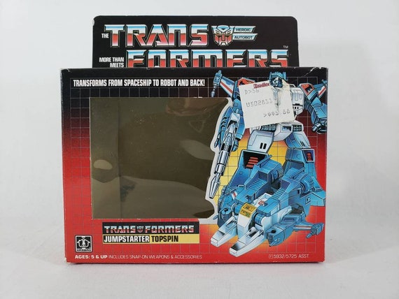 Lot De 2 Figurines Transformers G1 Jumpstarters Topspin & Twin Twist - Takara Années 80