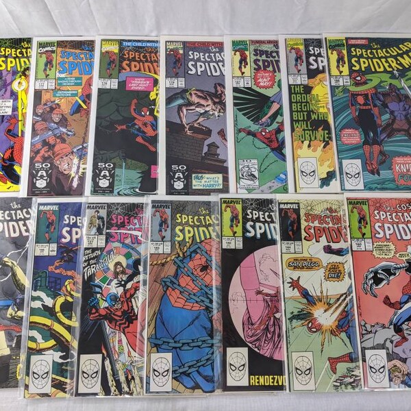 Marvel Comics - Spectacular Spider-Man Comic Book Lot - (x14) (#51)