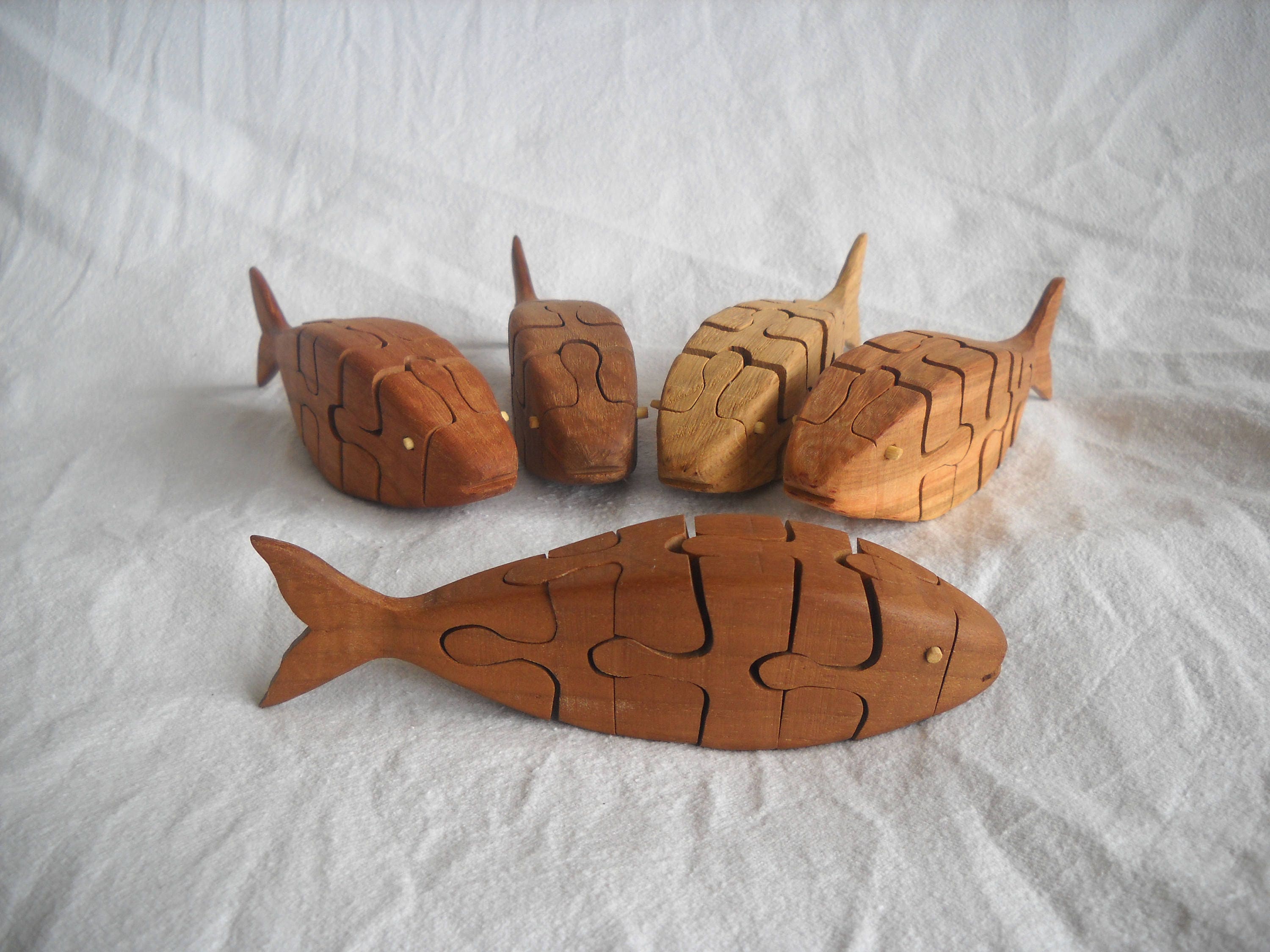 Wooden Fish Puzzle 