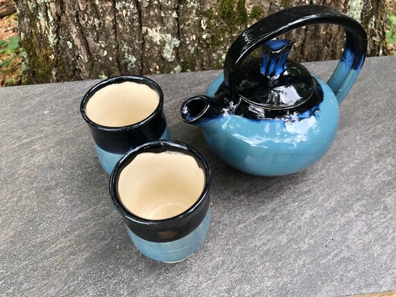 Blue Midnight Tea Set