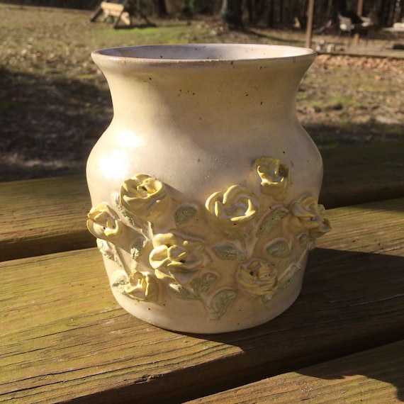 Yellow Rose Vase