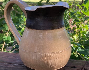 Cocoa on tan Pitcher