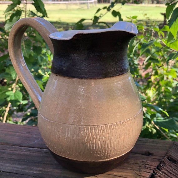 Cocoa on tan Pitcher
