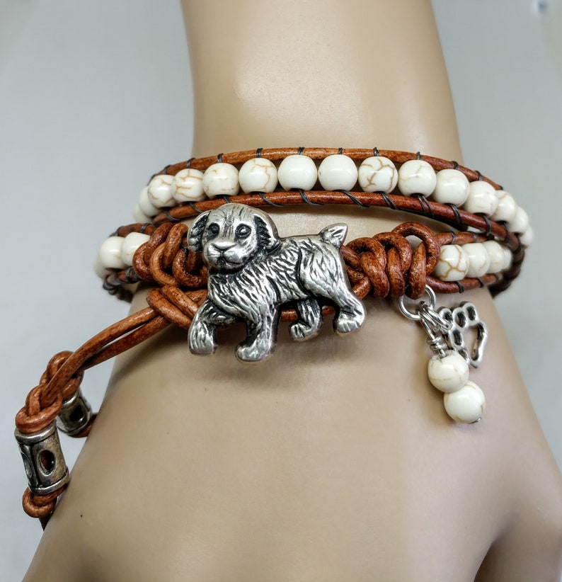 Puppy Bracelet Dog Lover Jewelry Dog Bracelet Pet Lover Etsy