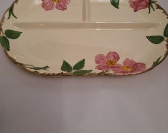 Franciscan DESERT ROSE 3 Part Divided Relish Dish