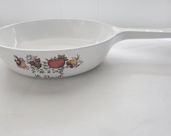 Vintage Corning Ware Menuette 6 1/2” Skillet ~ SPICE of LIFE P-83-B Free Shipping