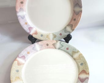 Corelle by Corning Set of 4 Dinner plates in the MIRAGE pattern Free Shipping