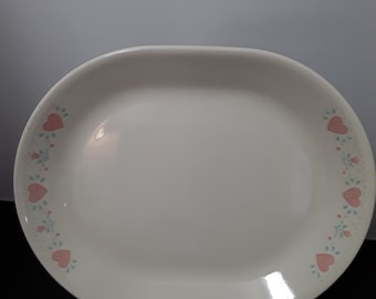 Corelle by Corning Forever Yours - hearts 12" serving platter