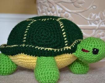 Amigurumi Turtle, Crocheted Turtle, Handmade Turtle, Stuffed Turtle, Crocheted Toy, Stuffed Animal, Stuffed Toy, Turtle, Handmade Toy