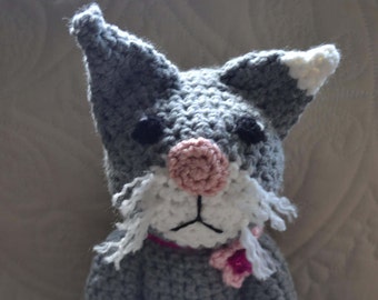 Crocheted Cat, Cat, Amigurumi, Amigurumi Cat, Toy Cat, Stuffed Animal, Stuffed Cat, Kids Toy, Handmade Stuffed Animal, Crocheted Stuffed Cat