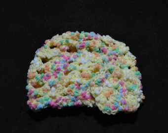 Baby Hat, Crocheted Baby Hat, Hat, Crocheted Hat, Handmade Hat, Lacy Shell Hat, 6-12 month hat,