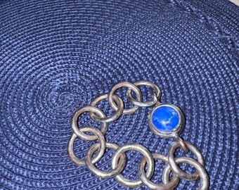 Pulsera entrelazada gruesa en tono plateado de Chico