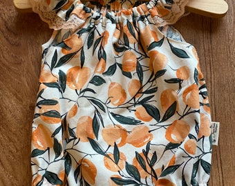 ready to ship monkey ruffle romper ruffle bum romper Baby ruffle romper baby girl romper OOAK summer suit flutter sleeve romper