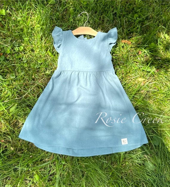 Cornflower blue linen Dress | neutral girl animal Dress | country linen Toddler Dress | Baby Toddler Dress | boho Dress 12 months birthday Cornflower blue linen Dress | neutral girl animal Dress | country linen Toddler Dress | Baby Toddler Dress | boho Dress 12 months birthday