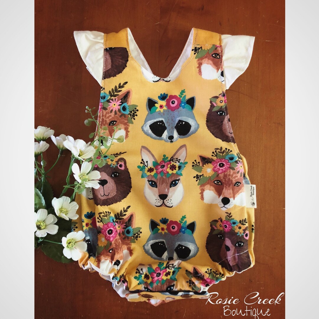 Cute Animal Thick Hooded Winter Romper