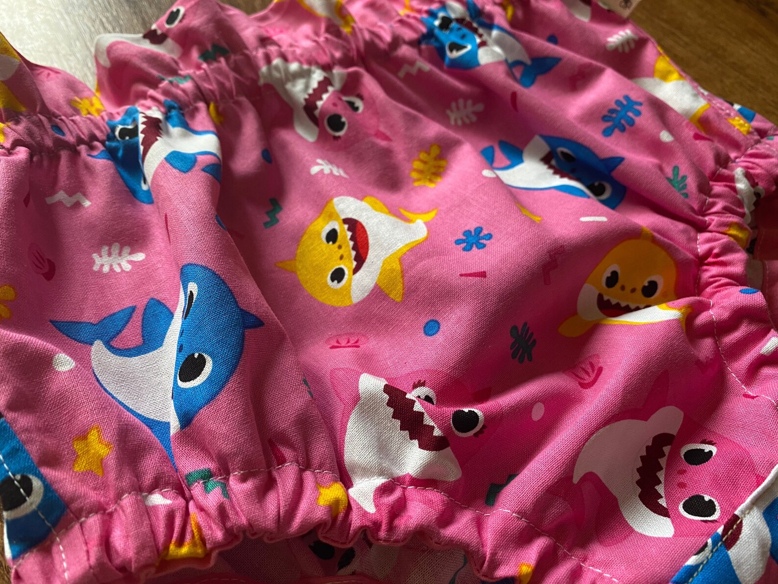 Girl Baby Shark Toddler Bloomer Diaper Cover Baby Shark Etsy