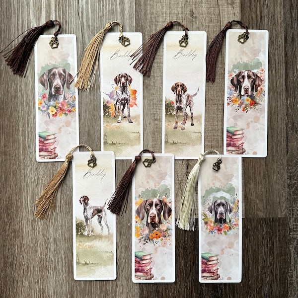 GSP Bookmark | Birddog Bookmark | German Shorthaired Pointer Dog Gift | Shorthaired Pointer present