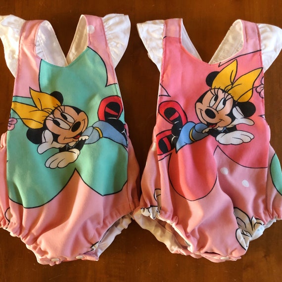 minnie mouse romper baby girl