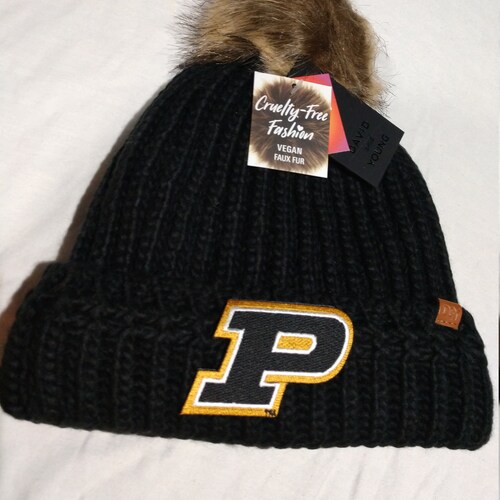 Purdue Boilermakers Knit Pom Hat - Etsy 