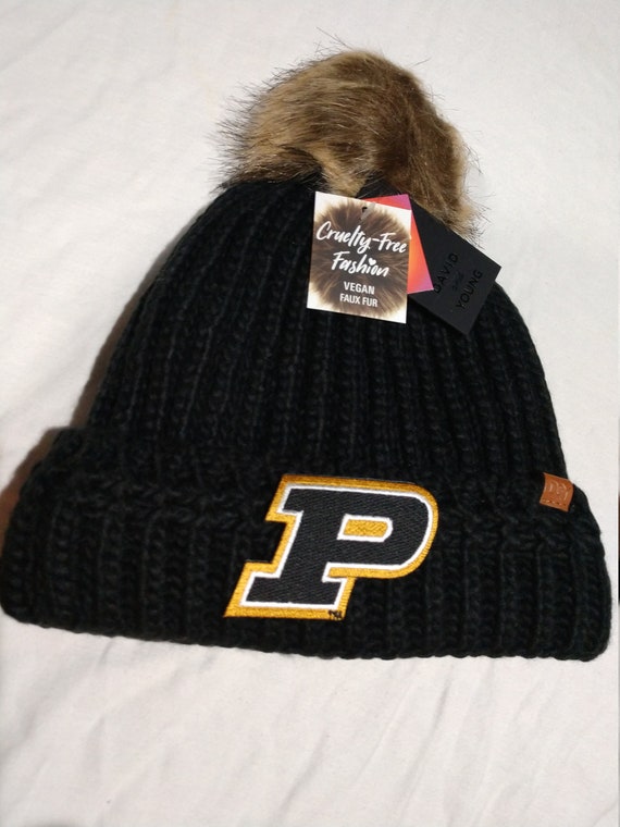 Purdue Boilermakers Knit Pom Hat Etsy