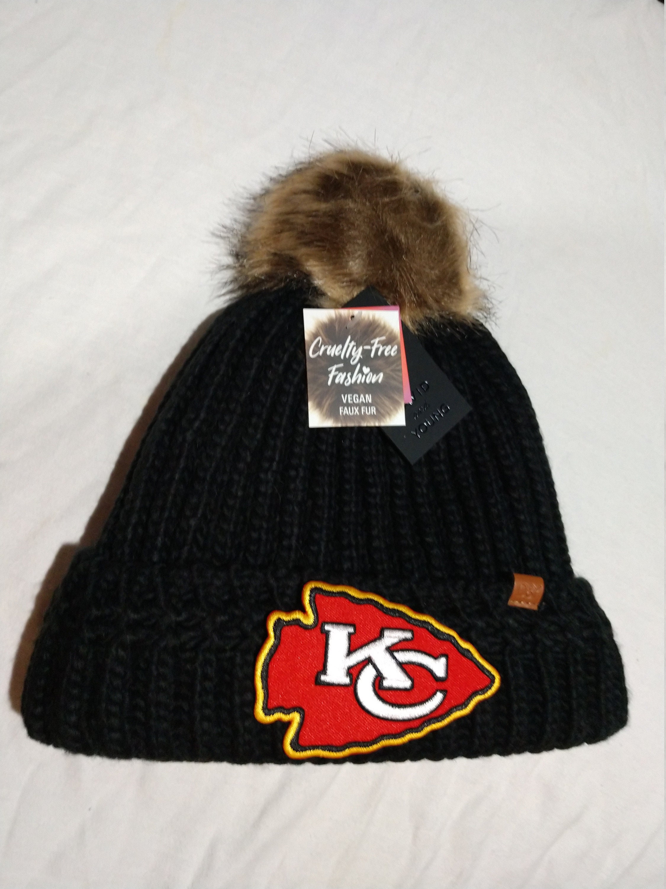 Kansas City Chiefs Knit Pom Hat | Etsy