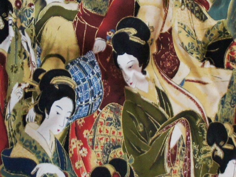 Boxer Akabane Fait main, Coton, Imprimé Japonais/Geisha, Coloré, MAKONIA image 3