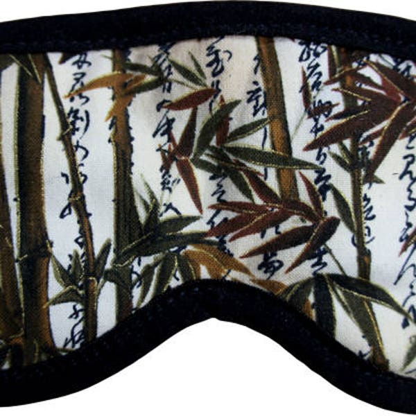 Lunettes - Bambou Sakura Geisha Kokeshi - Soie de coton Fait main doux