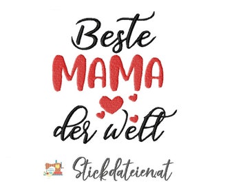 Embroidery design for Mom – Mother's Day gift embroidery pattern – Digital embroidery file for embroidery machine – Gift for Mom – Instant download