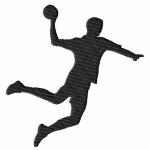Stickdatei Handball, Ballsport Stickdatei, Stickdatei 10x10, Stickdatei für Sport, Ball Stickdatei, digitale Stickmuster, Sofortdownload