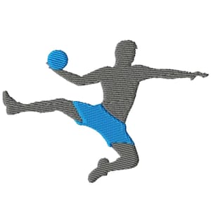 Stickdatei Handball Spieler | Maschinenstickdatei Sport | Handball embroidery design | Ball Sport Stickdatei | PES DST