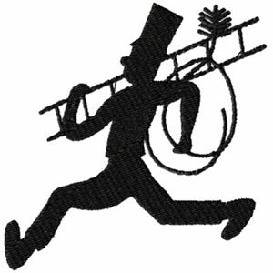 Wzór haftu kominiarza, wzór haftu 10x10, wzór haftu amulet, wzory haftu cyfrowego, haft maszynowy, wzór haftu kominiarza