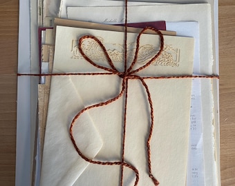 Vintage Paper Ephemera Pack: Aged Book Pages for Junk Journals