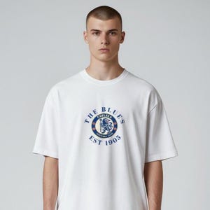 Chelsea FC Vintage Shirt | Retro Soccer Graphic Tee | Unisex Football Fan T Shirt image 2