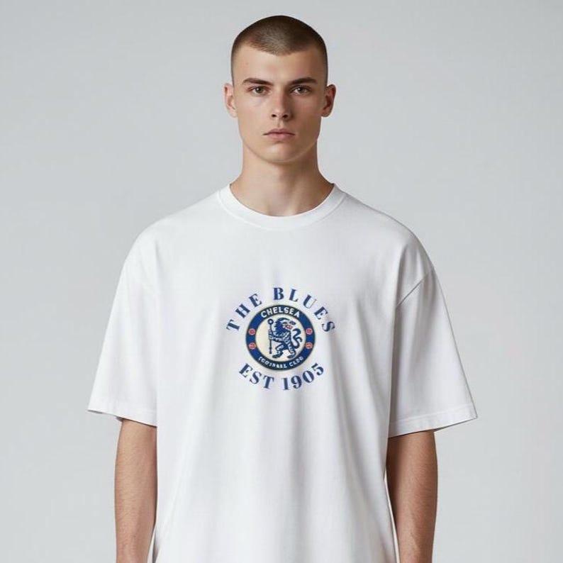 Chelsea FC Vintage Shirt | Retro Soccer Graphic Tee | Unisex Football Fan T Shirt image 2